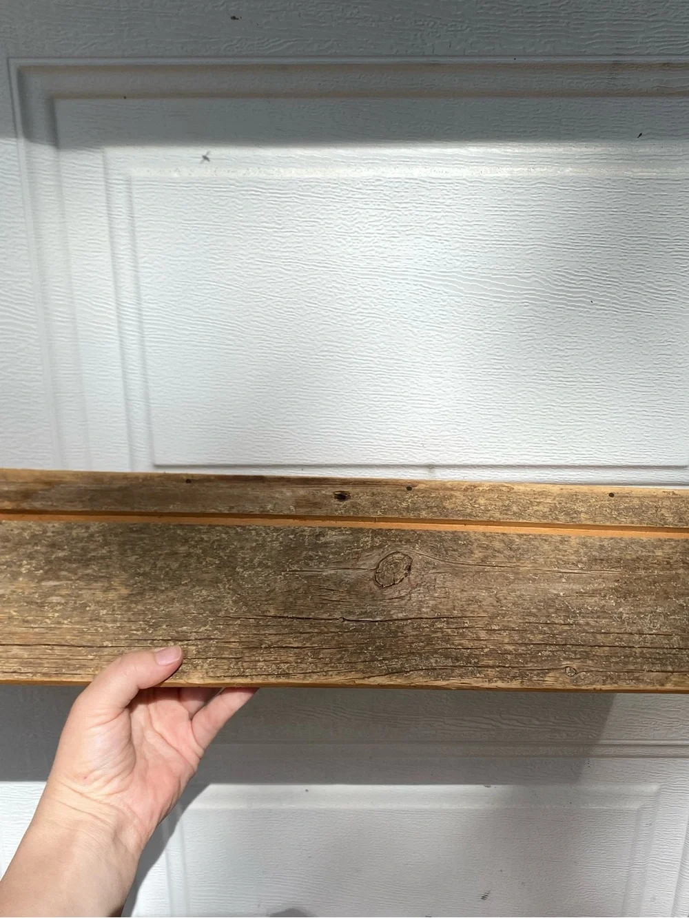 Handmade Wooden Heart Wall Shelf w/ Peg Hooks